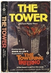 Steve McQueen Signed Copy of ''The Tower'', Adapted Into the Hit Movie ''The Towering Inferno'' Starring McQueen -- Also Signed by Ali MacGraw